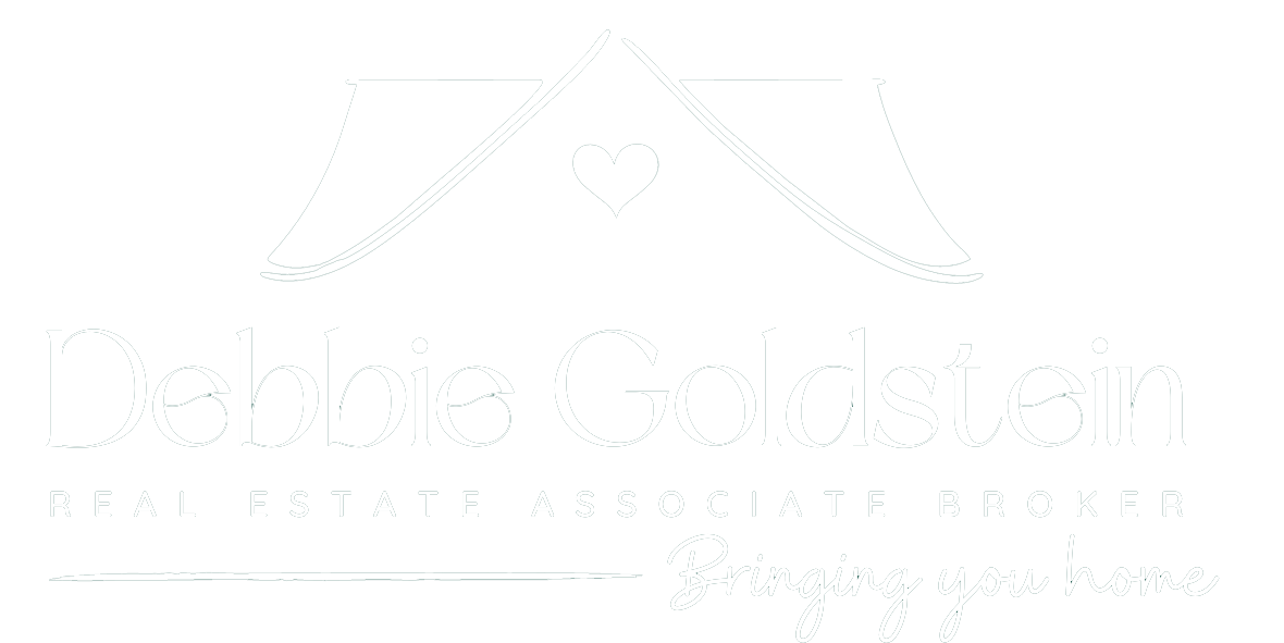 Debbie Goldstein Logo - White on Transparent